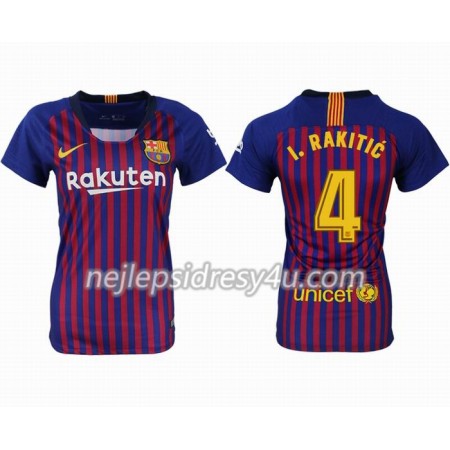 Fotbalový Dres FC Barcelona RAKITIC 4 Dámské Domácí 2018/19